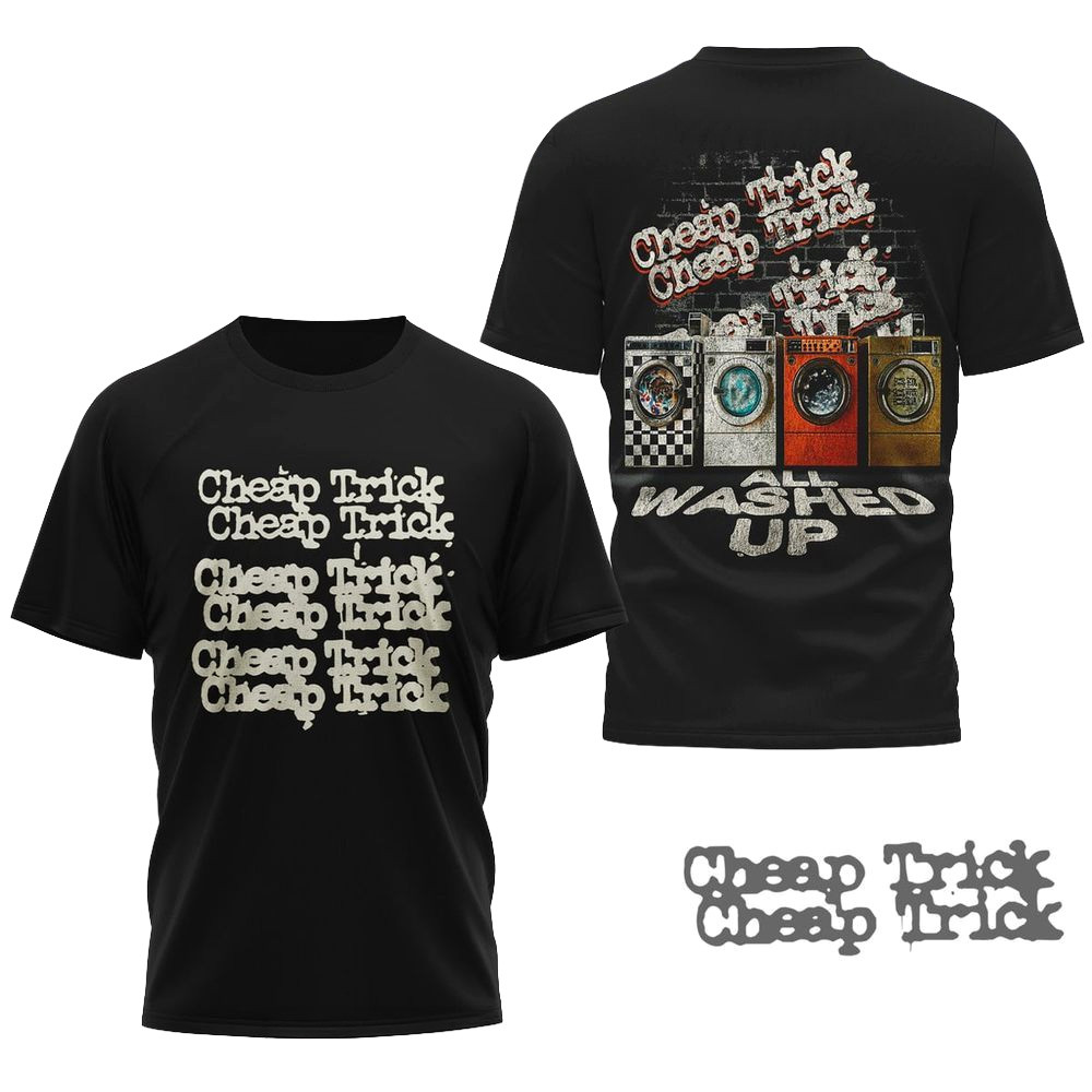 Cheap Trick All Washed Up T-Shirt Cheap Trick Merch Gifts For Rock Band Fans