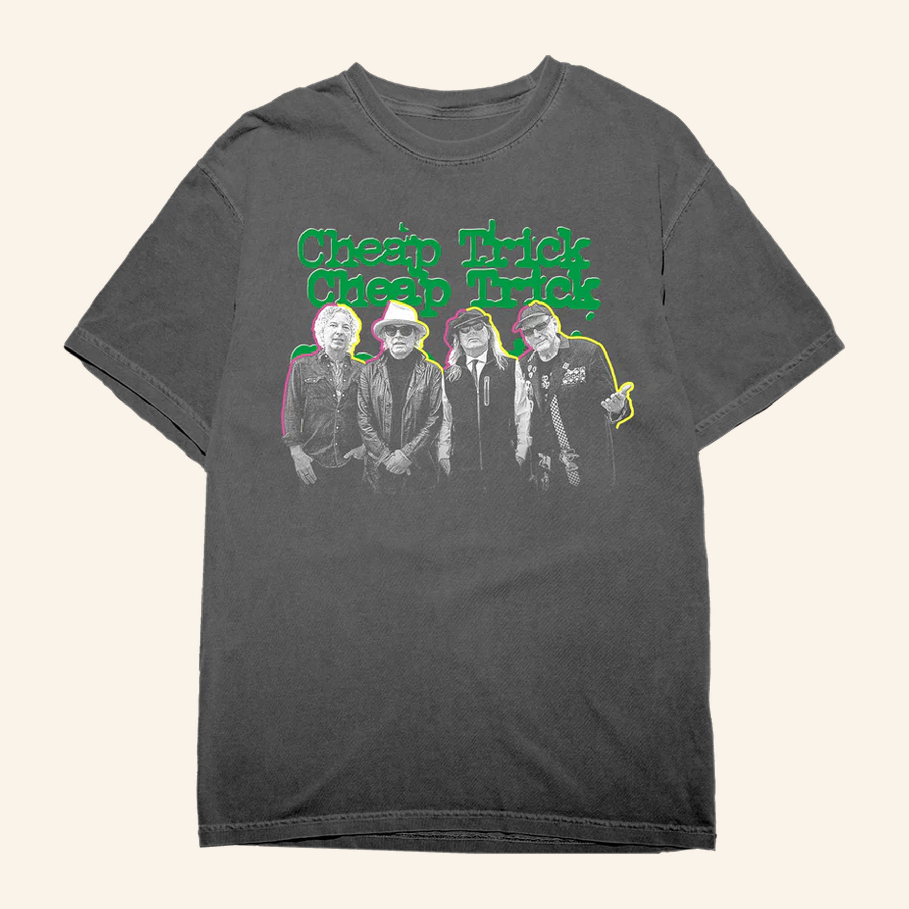 Cheap Trick Merch 4 Photo T-Shirt Gift Ideas For Rock Band Fans