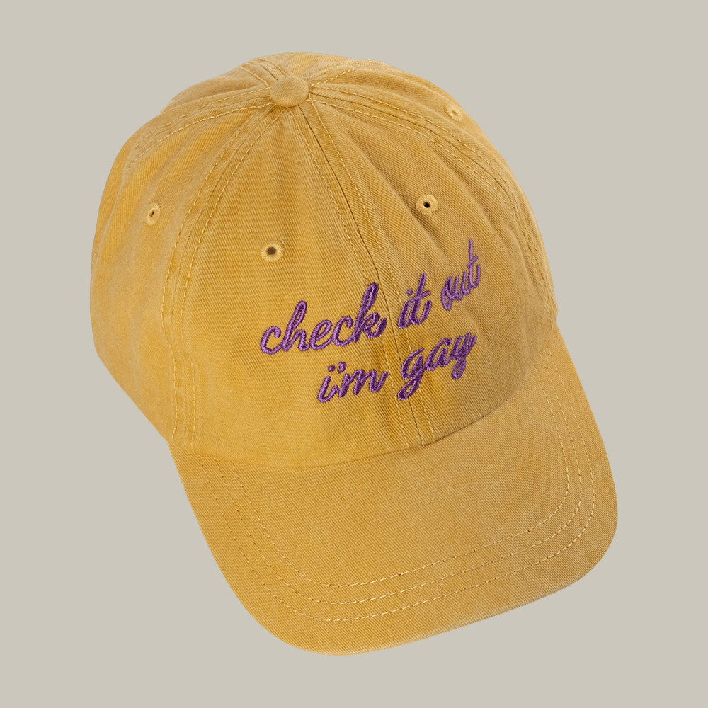 Check It Out I'm Gay Hat Dungeons And Drag Queens Dropout Baseball Cap Gift For Fans
