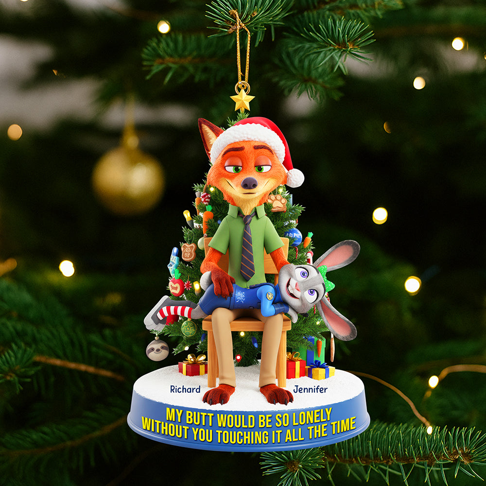 Cheeky Couple Ornament - Personalized Gifts For Couple - Christmas Ornament Gift Idea Cheeky Couple Ornament - Personalized Gifts For Couple - Christmas Ornament Gift Idea