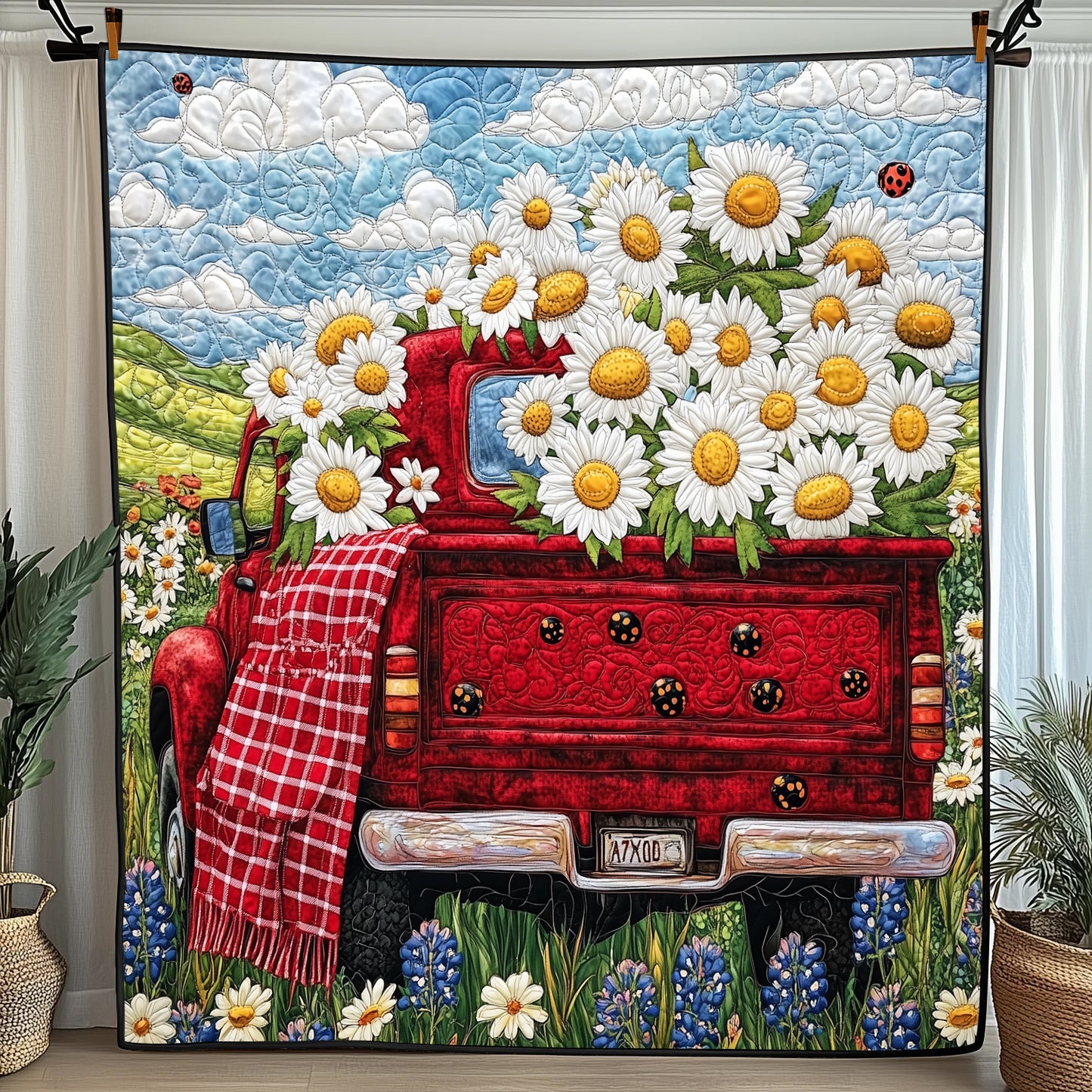 Cheerful Moment Quilted Blanket Sofa Throw BlanketGreat Christmas Ideas Presents