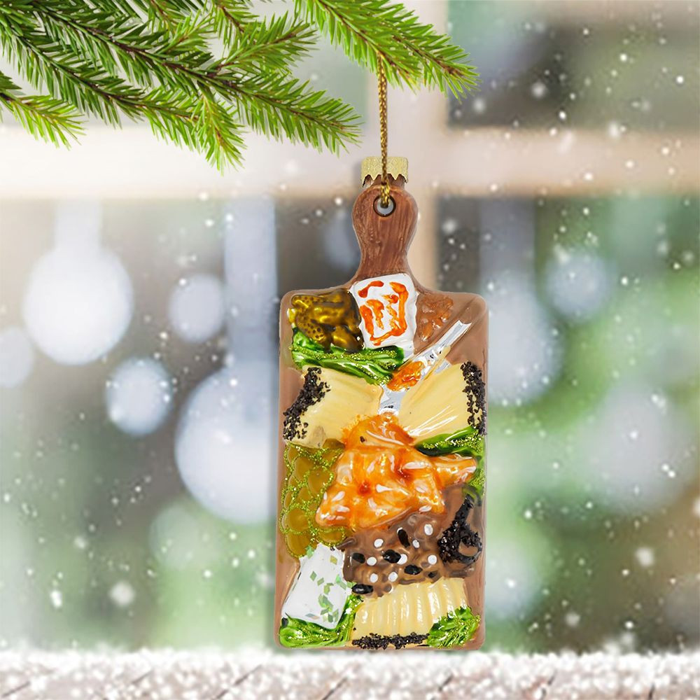Cheese Board Ornament Christmas Ornament Tree Gifts For Cheese Lovers