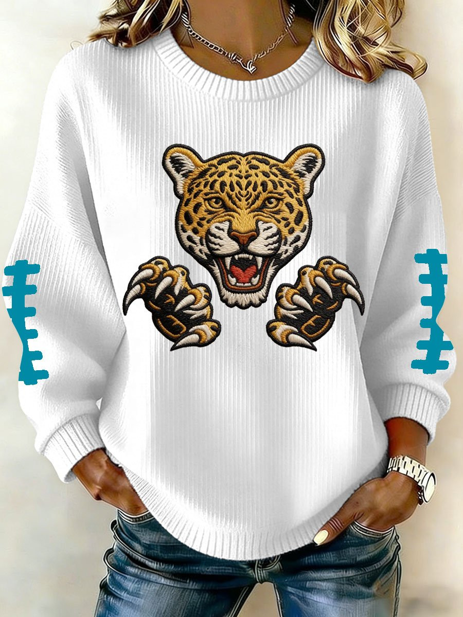Cheetah Jacksonville Football Waffle Sweatshirt Jaguars Merch JJ Pride Shirt Mother Gifts