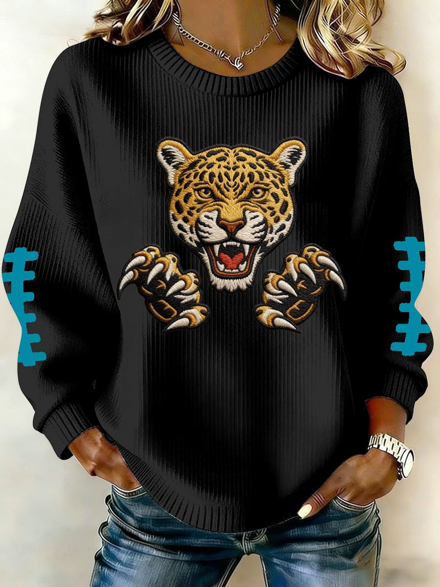 Cheetah Jacksonville Football Waffle Sweatshirt Jaguars Merch JJ Pride Shirt Mother Gifts