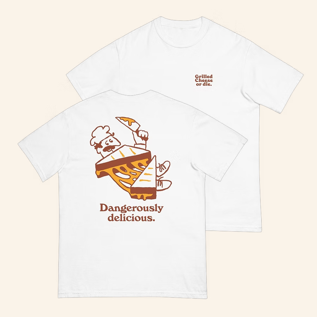 Chef Tyler Merch Dangerously Delicious Grilled Cheese T-Shirt Best Gifts For Boyfriend Chef Tyler Merch Dangerously Delicious Grilled Cheese T-Shirt Best Gifts For Boyfriend