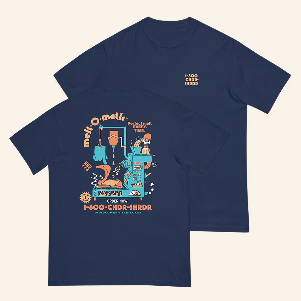 Chef Tyler Merch Melt O Matic T-Shirt Best Gifts For Son