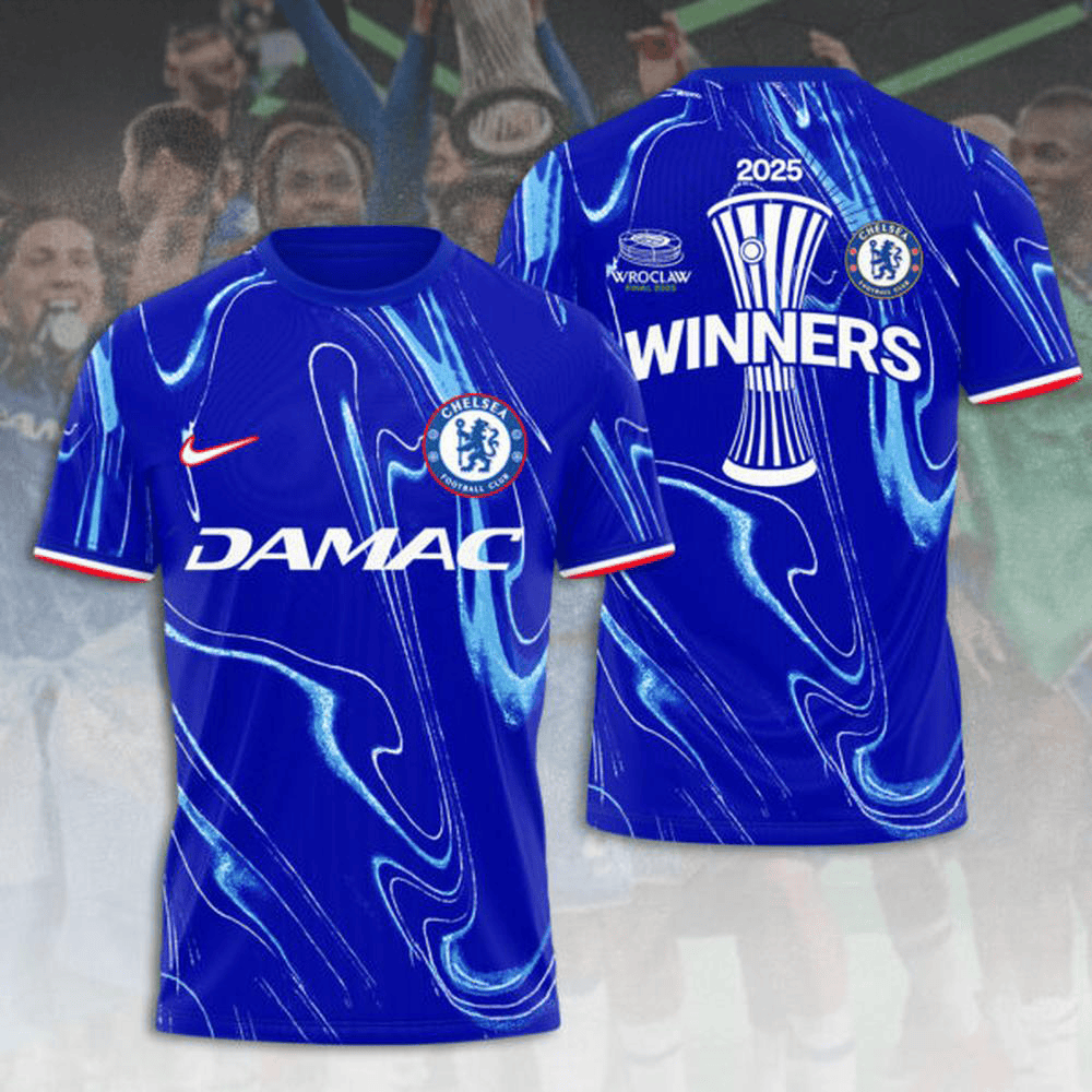 Chelsea Conference League Winners Limited Edition T-Shirt Best Gifts For Football Fans