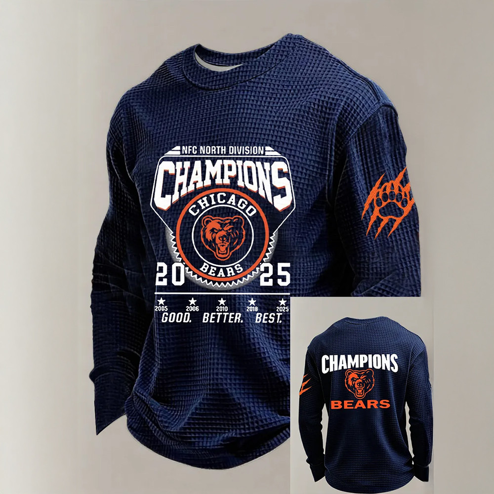 Chicago Bears Champion Good Better Best Long Sleeve Shirt Bears Down Football Merch