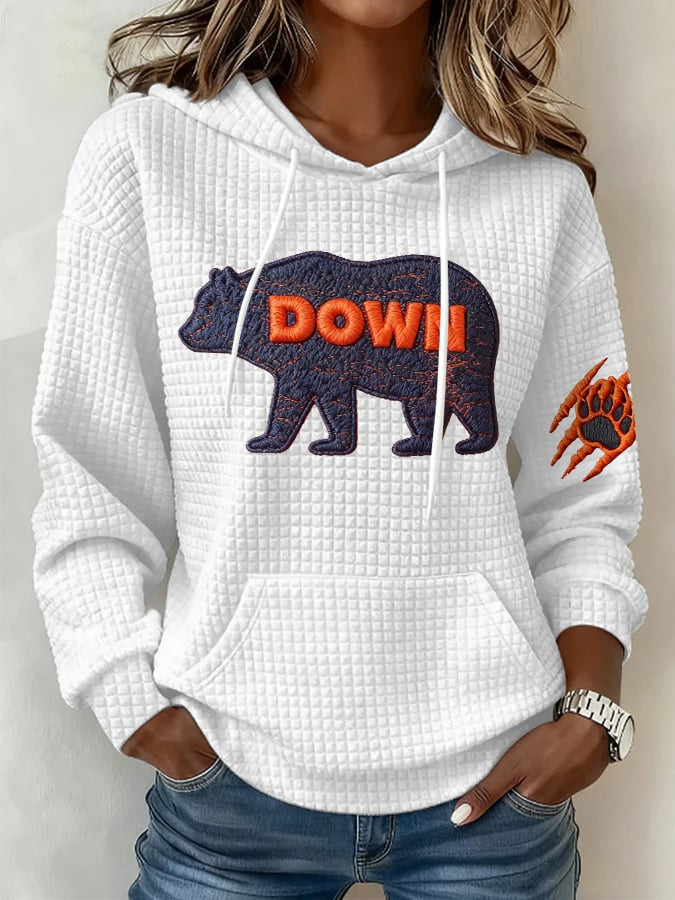 Chicago Bears Football Merch Bear Down Hoodie Game Day Chicago Bears Apparel