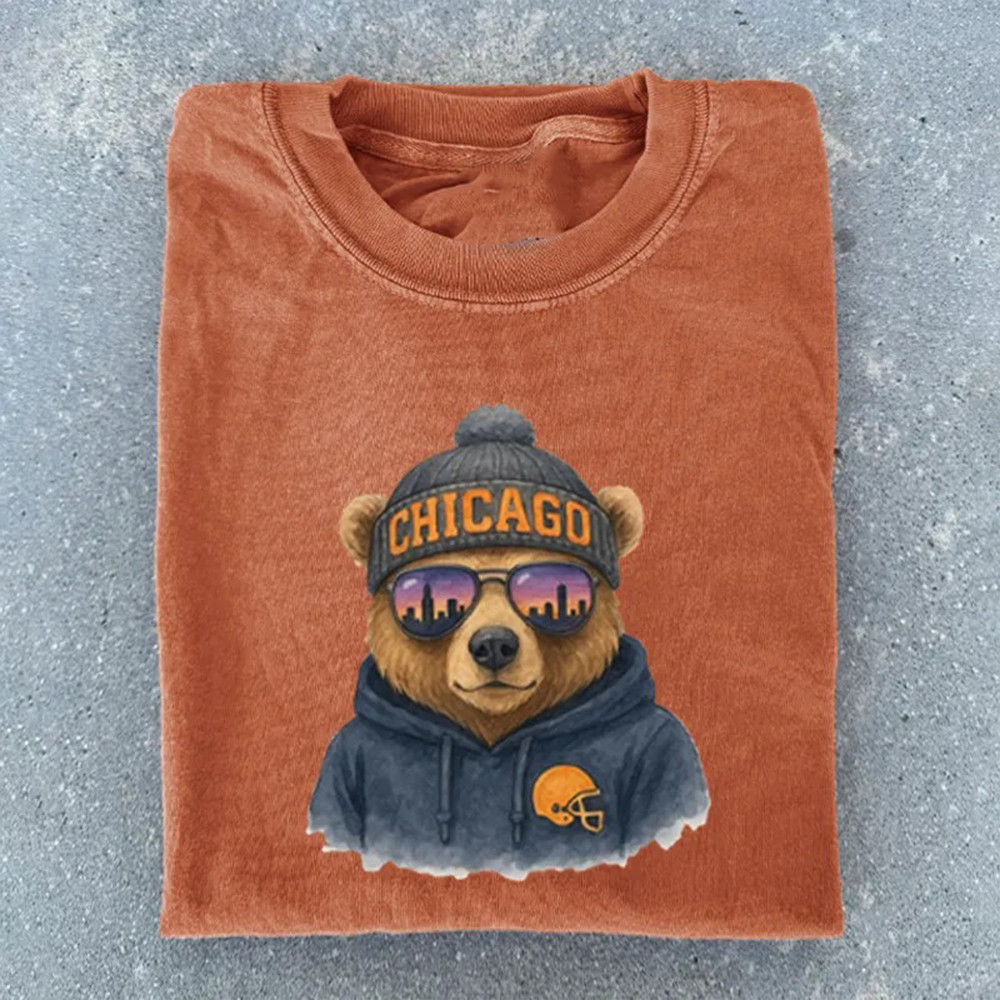Chicago Bears Football Merch Bear Down T-Shirt Football Gifts For Enthusiasts