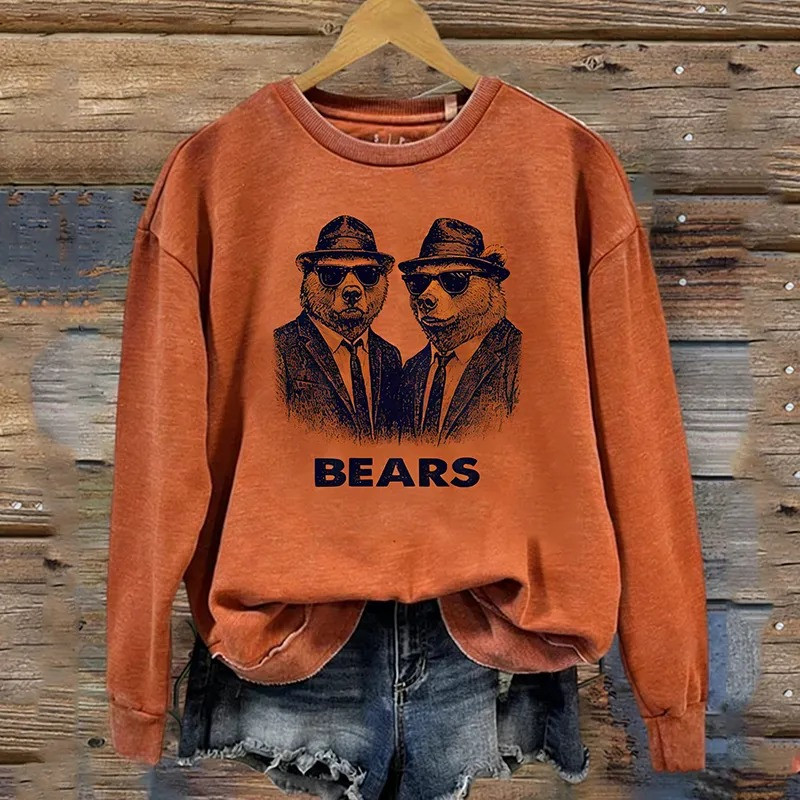 Chicago Bears Football Merch Bear Nations Sweatshirt Football Presents For Wife