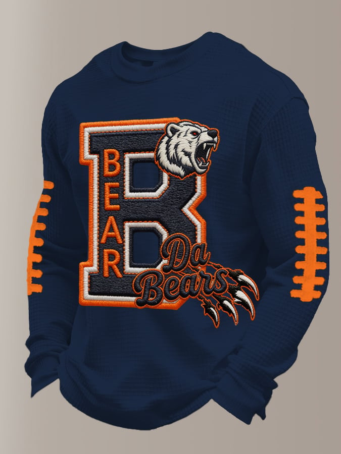 Chicago Bears Football Merch Da Bears Long Sleeve Shirt Chicago Bears Apparel Gifts