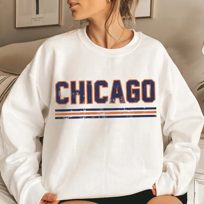 Chicago Bears Football Merch Football Sweatshirt Game Day Present Ideas