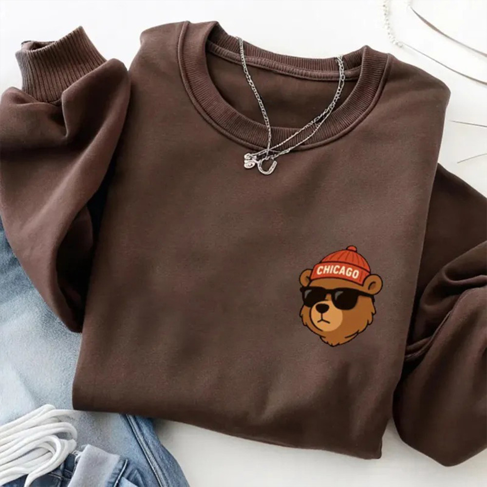 Chicago Bears Football Merch Game Day Sweatshirt Football Gifts For Bear Nations