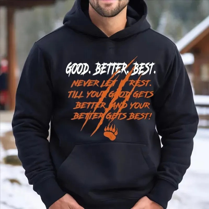 Chicago Bears Football Merch Good Better Best Hoodie Football Gifts For Husband