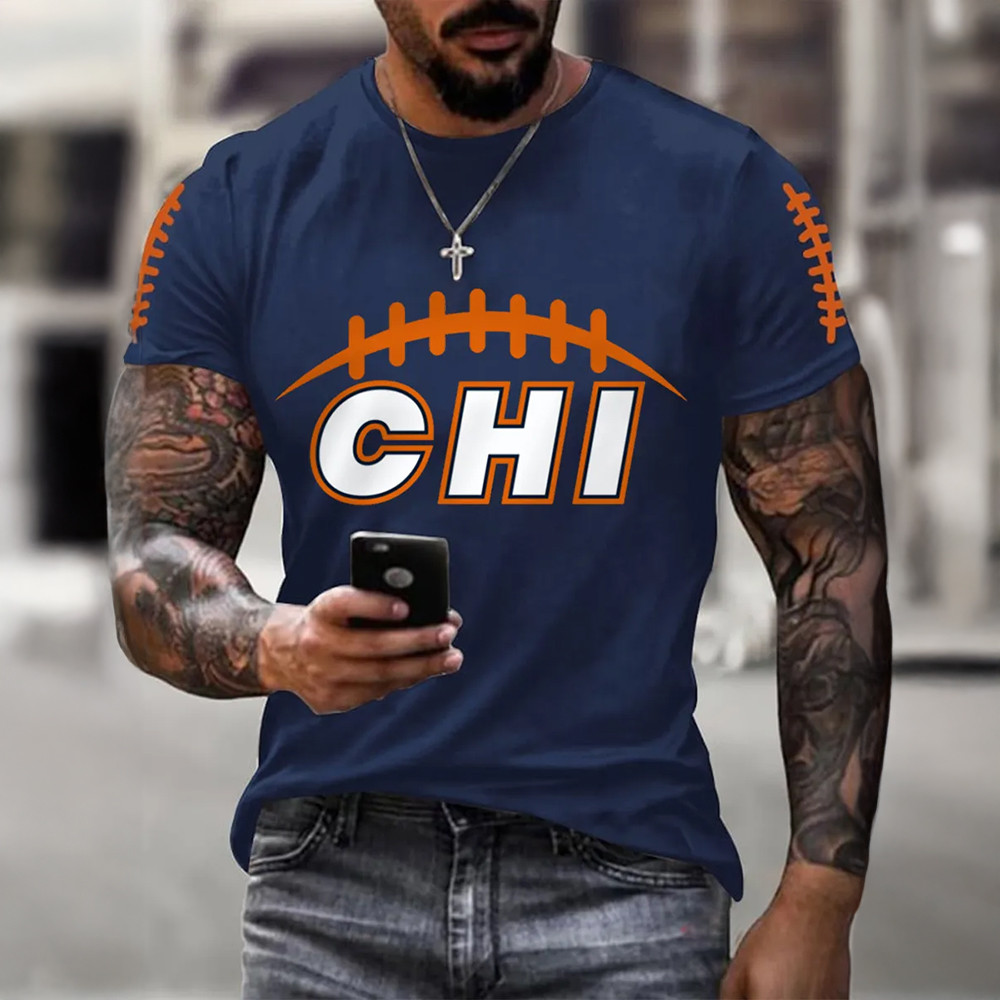 Chicago Bears Football T-Shirt Game Day Football Clothes Chicago Bears Fan Presents