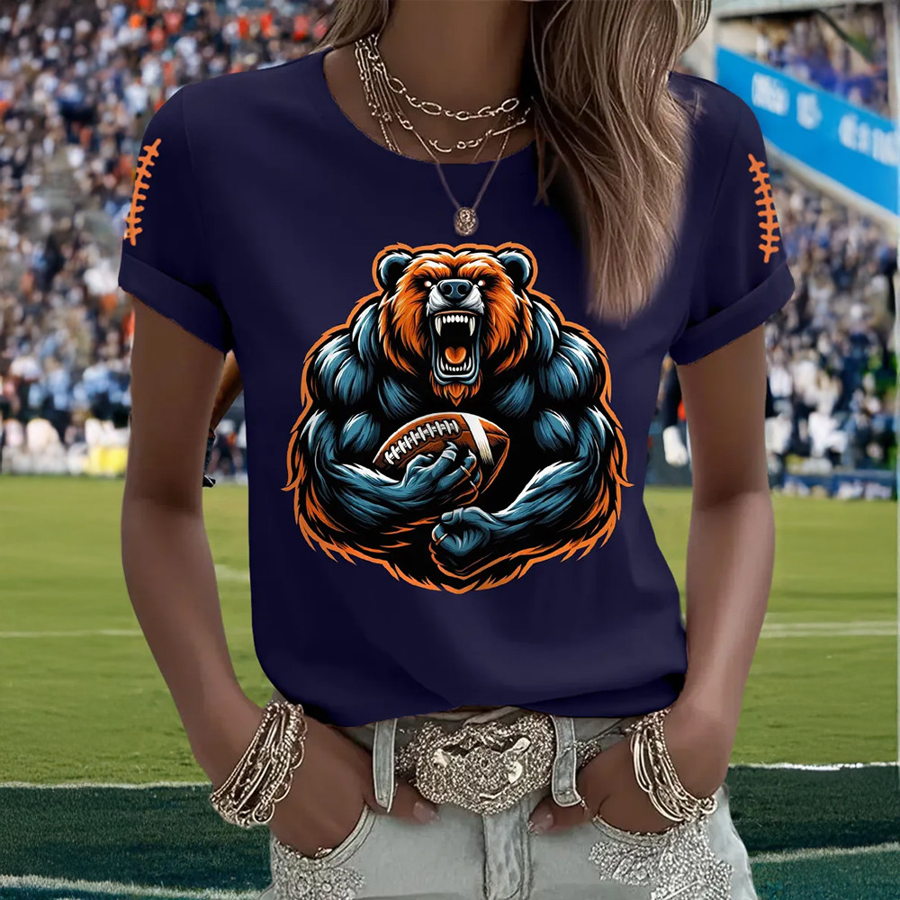 Chicago Bears Football T-Shirt Sundays Are For The Bears Clothes Gift Ideas For Her
