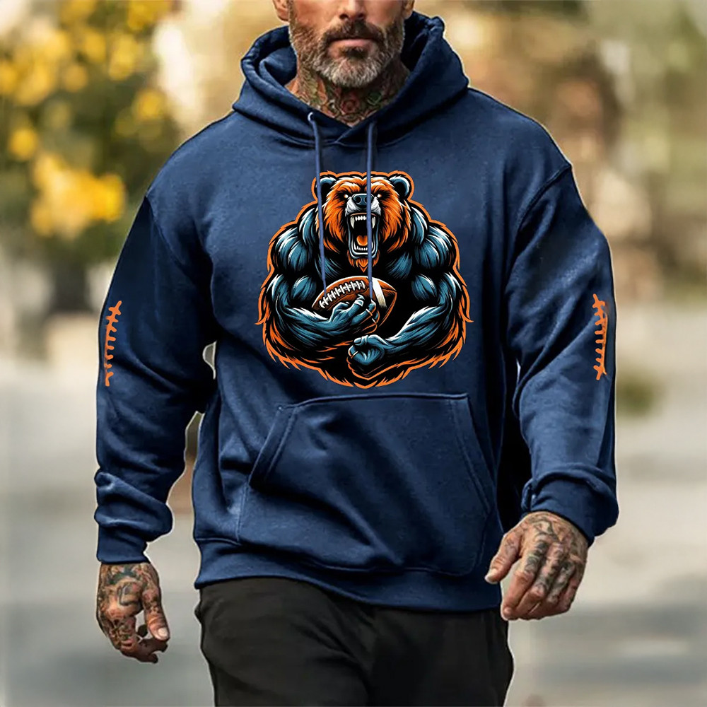Chicago Bears Game Day Hoodie Football Apparel Unique Gifts For Football Enthusiasts