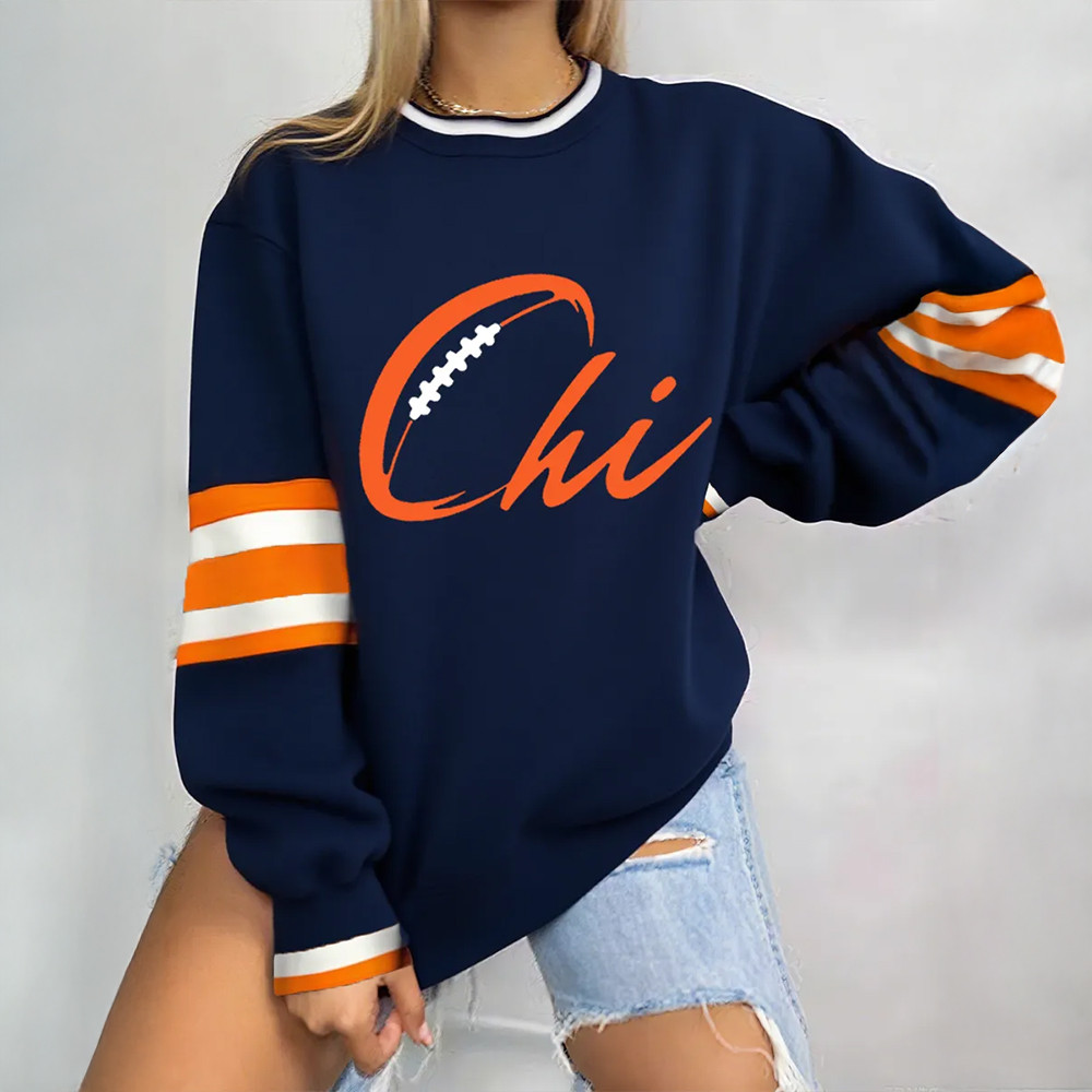 Chicago Bears Game Day Sweatshirt Football Apparel Gift Ideas For Football Enthusiasts