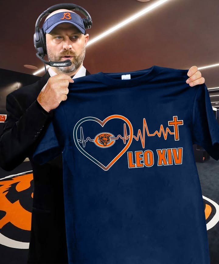 Chicago Bears Leo XIV Faith Followers T-Shirt Faith Baseball Fan Merch Gift Ideas