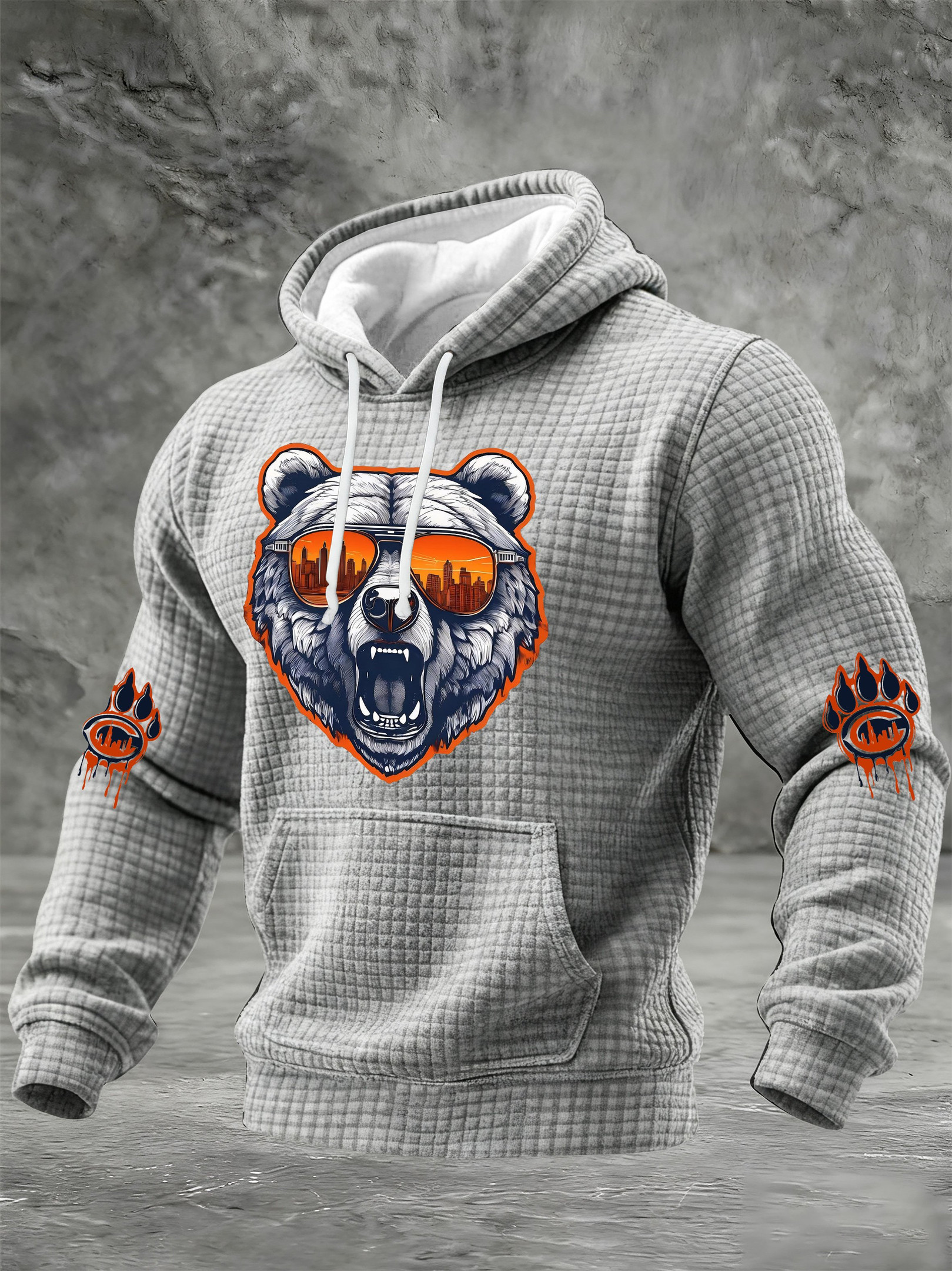 Chicago Bears Merch Bear Down Hoodie Game Day Apparel Gift Ideas For Football Fans