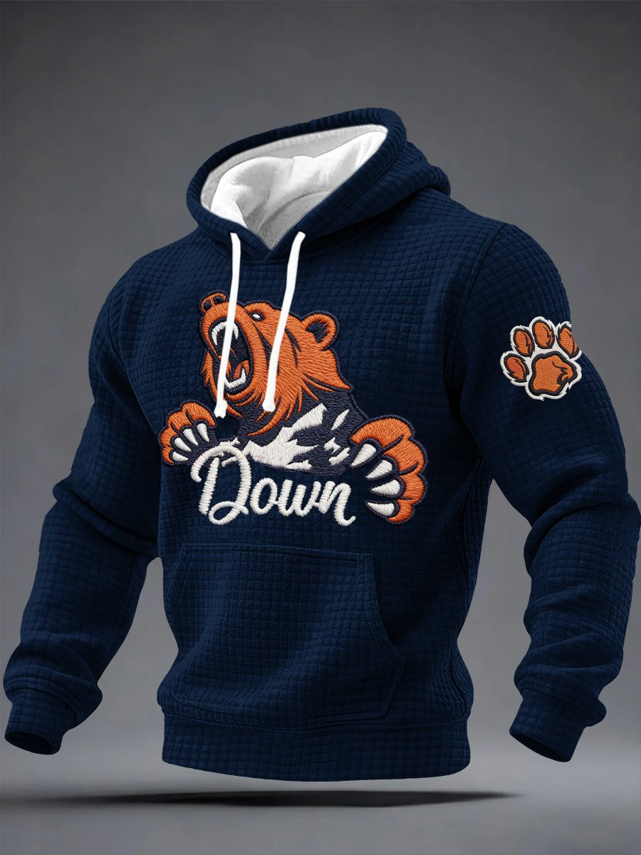 Chicago Bears Merch Bear Down Hoodie Game Day Clothing Gifts For Bears Nation