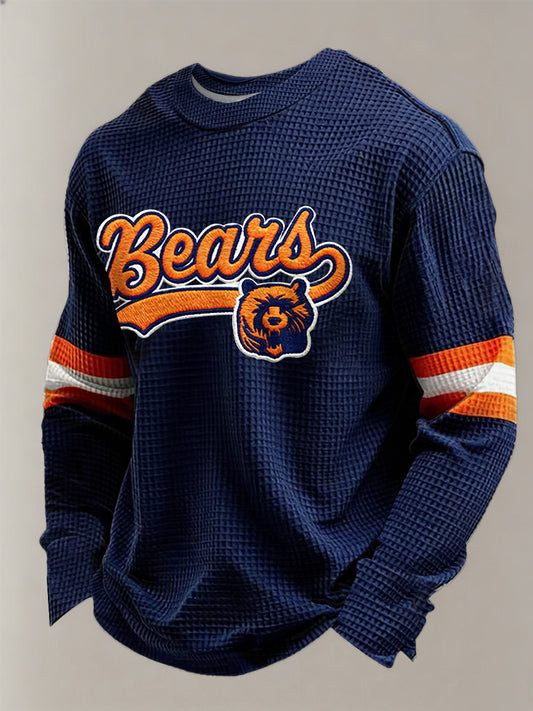 Chicago Bears Merch Bear Down Long Sleeve Shirt Bears Football Apparel Gifts For Fans