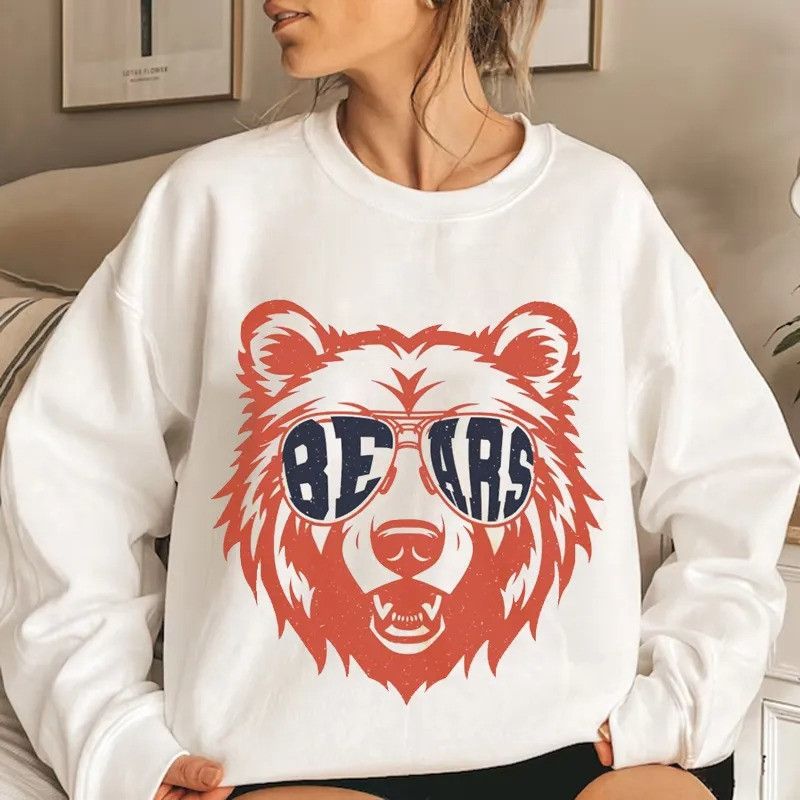 Chicago Bears Merch Bear Down Sweatshirt Best Gifts For Football Enthusiasts
