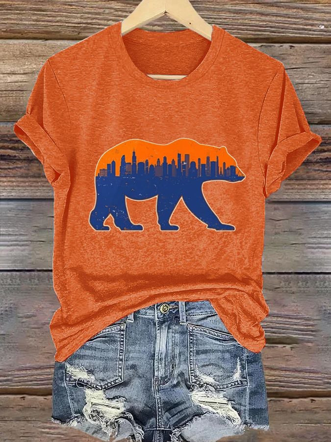 Chicago Bears Merch Bear Mascot T-Shirt Game Day Football Apparel Bears Nation Presents