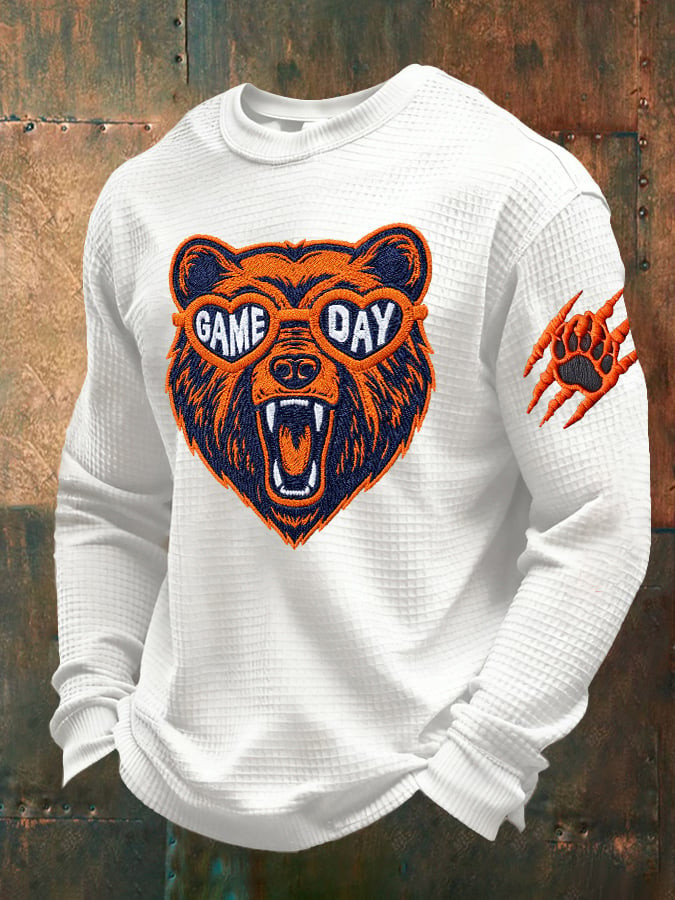 Chicago Bears Merch Bears Game Day Long Sleeve Shirt Football Apparel Unique Gifts For Men
