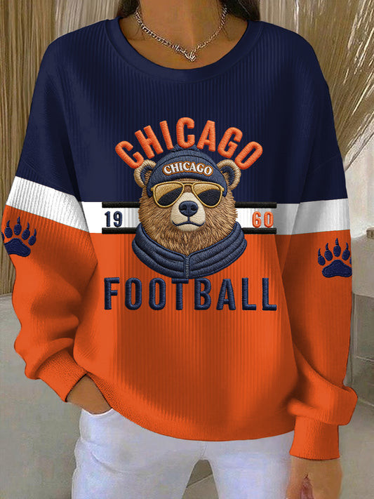 Chicago Bears Merch Chicago Football Sweatshirt Trendy Clothing Football Lover Presents