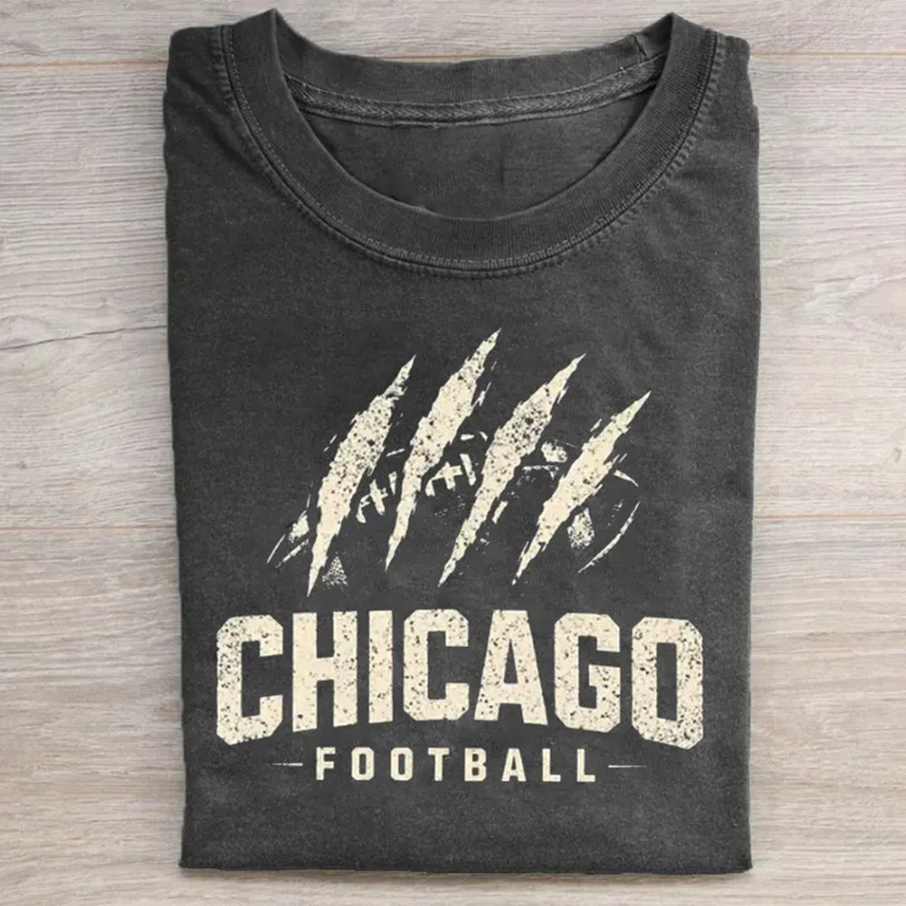 Chicago Bears Merch Chicago Football T-Shirt Unique Present For Football Lovers