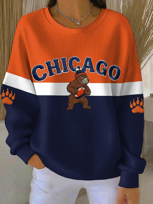 Chicago Bears Merch Chicago Game Day Sweatshirt Football Apparel Gifts For Women