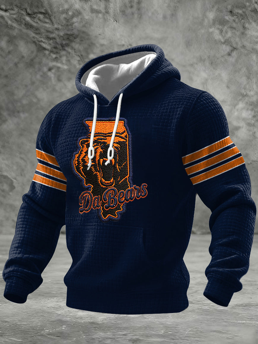 Chicago Bears Merch Da Bear Hoodie Game Day Apparel Unique Gifts For Football Fans