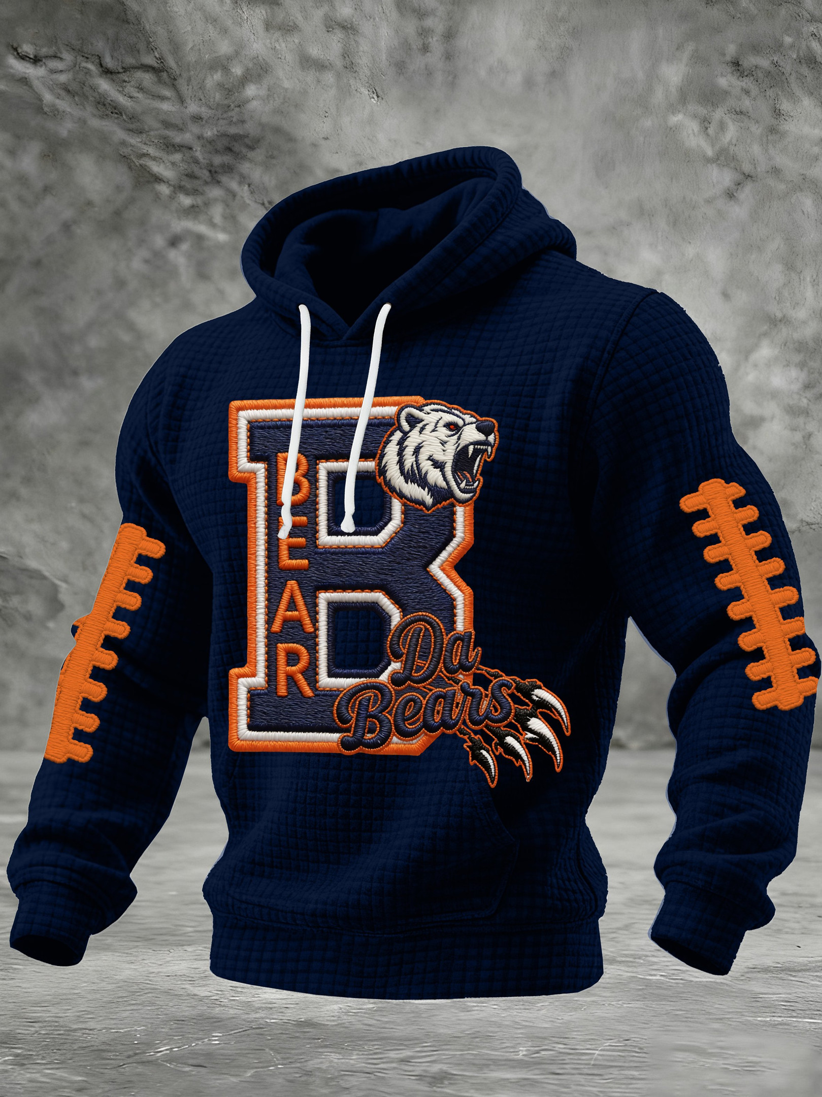 Chicago Bears Merch Da Bears Hoodie Chicago Game Day Apparel Football Lover Presents