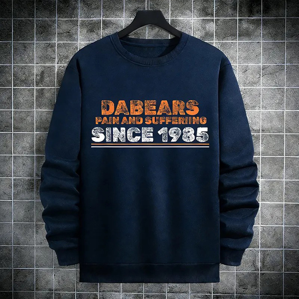 Chicago Bears Merch Da Bears Pain And Suffering Since 1985 Sweatshirt Gift For Footballer