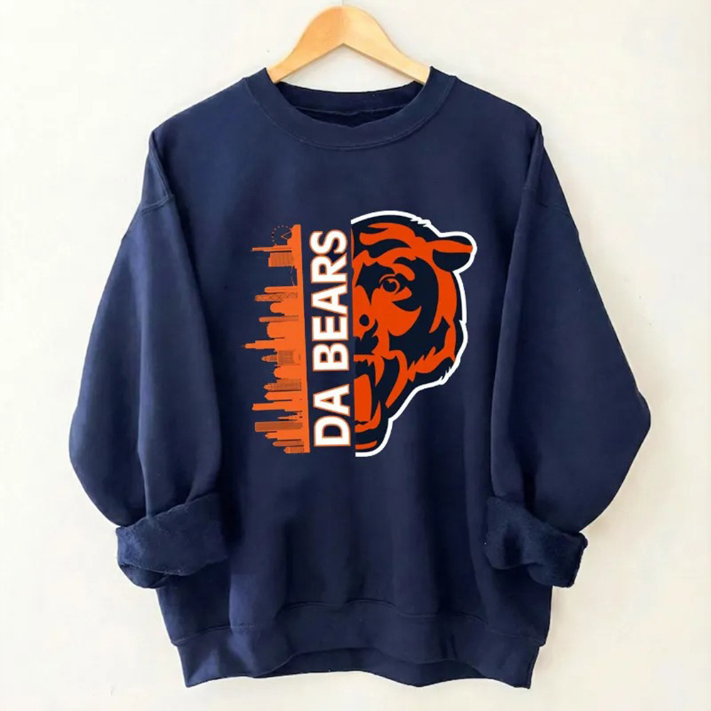 Chicago Bears Merch Da Bears Sweatshirt Best Presents For Football Enthusiasts