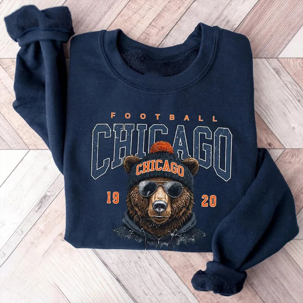 Chicago Bears Merch Football Chicago Sweatshirt Gift Ideas For Bears Fans