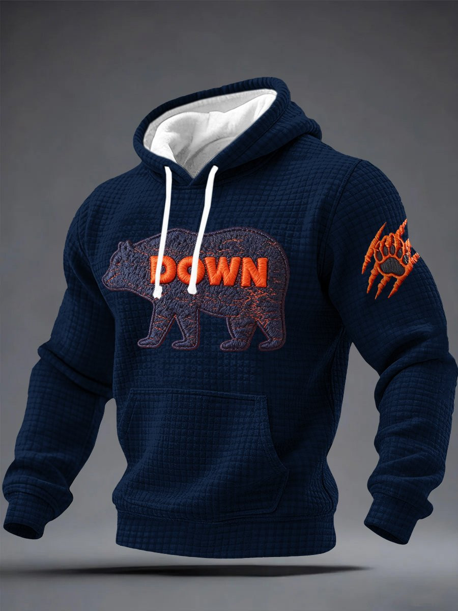 Chicago Bears Merch Football Down Hoodie Monster Of The Midway Football Hoodie Gift Ideas