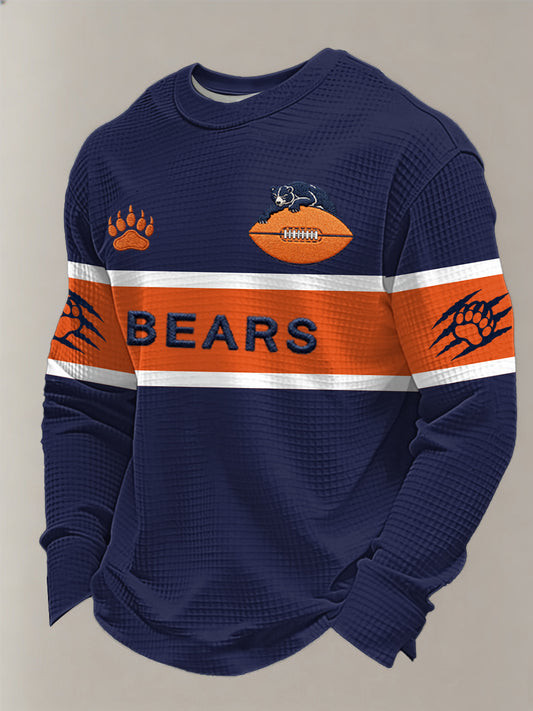 Chicago Bears Merch Football Game Day Long Sleeve Shirt Chicago Bears Apparel Unique Gifts