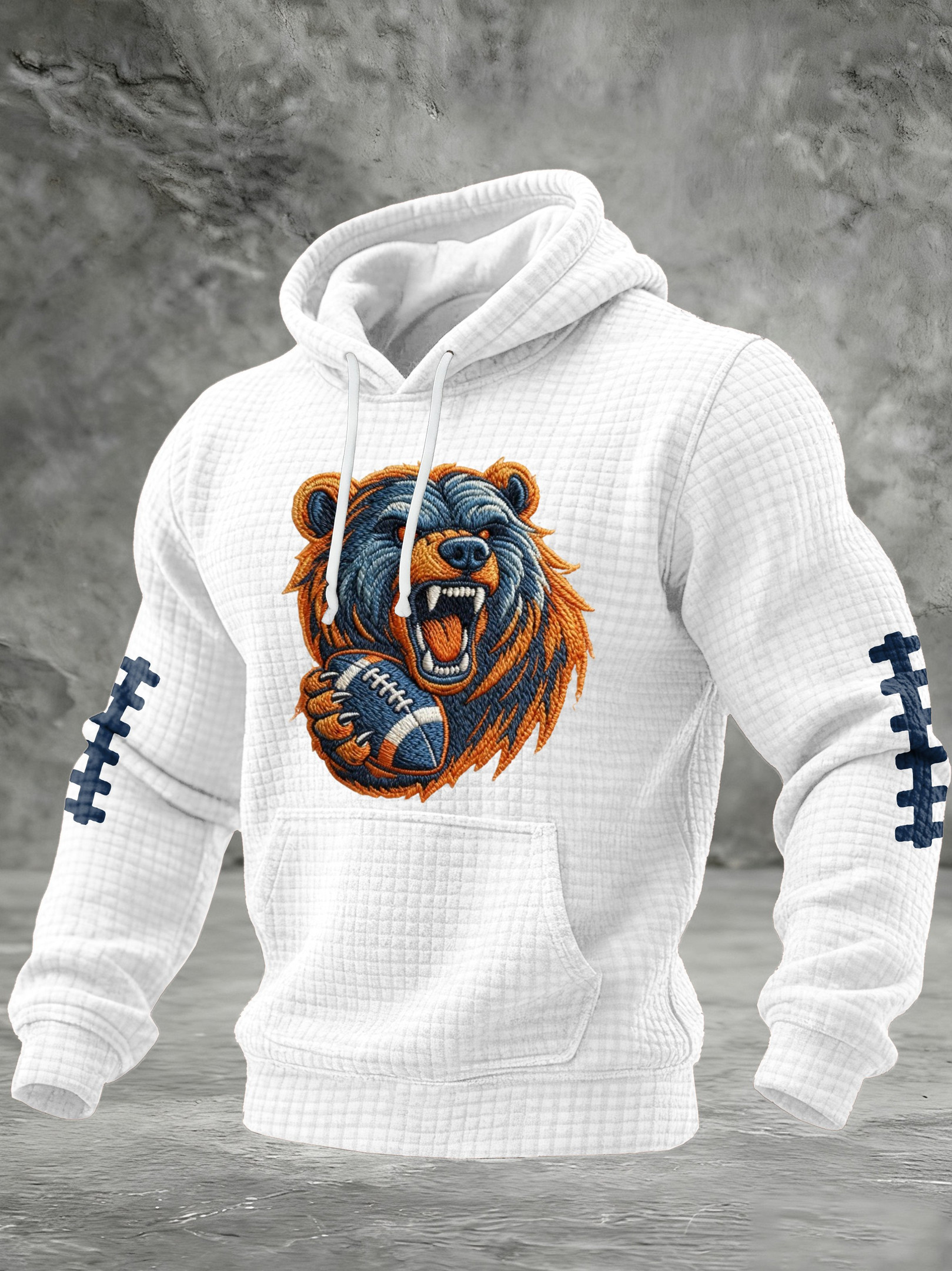 Chicago Bears Merch Football Hoodie Chicago Bears Hooded Sweatshirt Boyfriend Gift Ideas