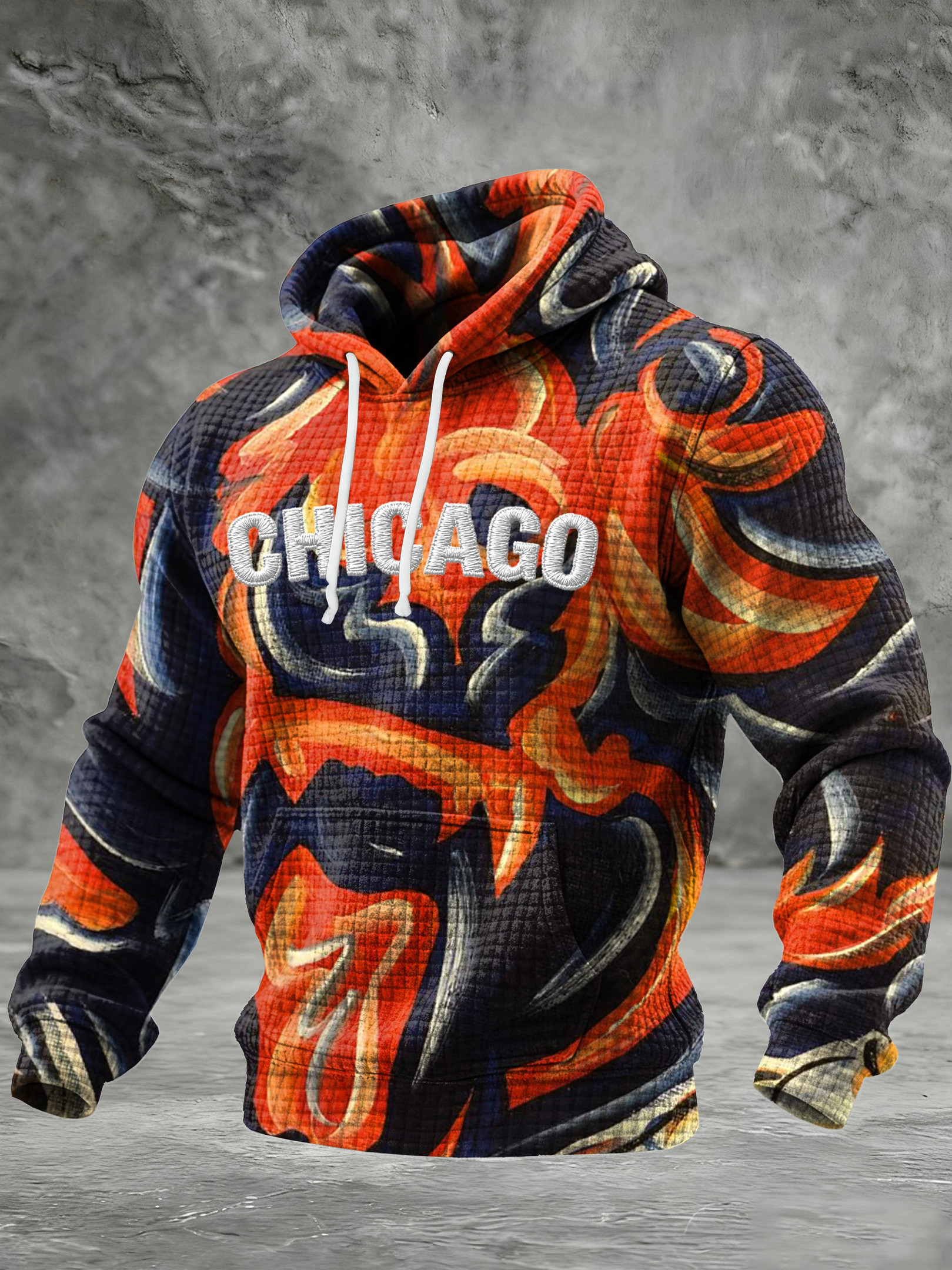 Chicago Bears Merch Football Hoodie Game Day Hooded Sweatshirt Good Gifts For Him