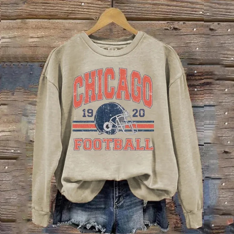 Chicago Bears Merch Football Sweatshirt Best Gifts For Football Lovers