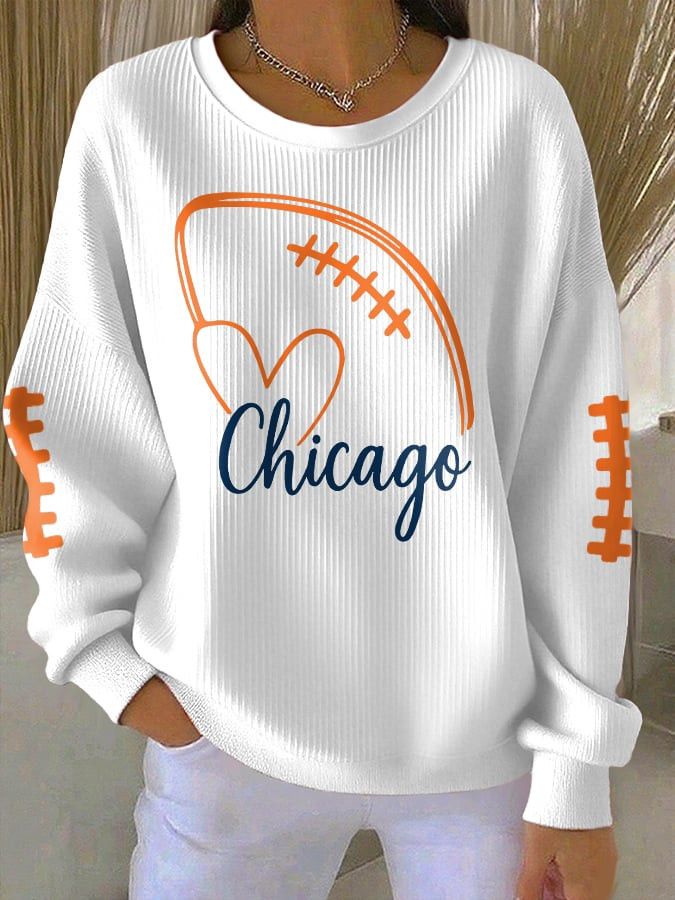 Chicago Bears Merch Football Sweatshirt Football Clothing Game Day Gift Ideas