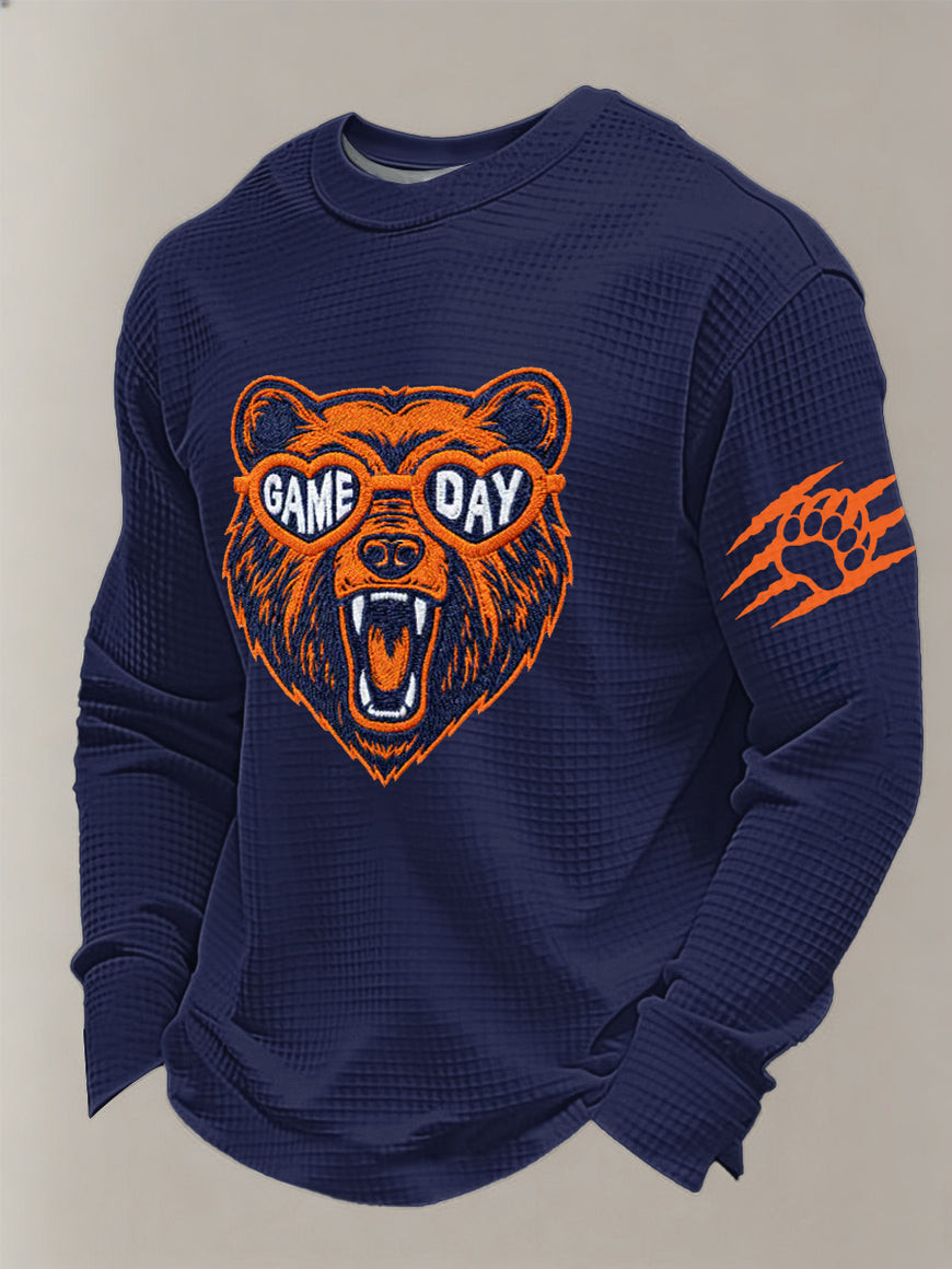 Chicago Bears Merch Game Day Long Sleeve Shirt Chicago Bears Apparel Gifts For Enthusiasts