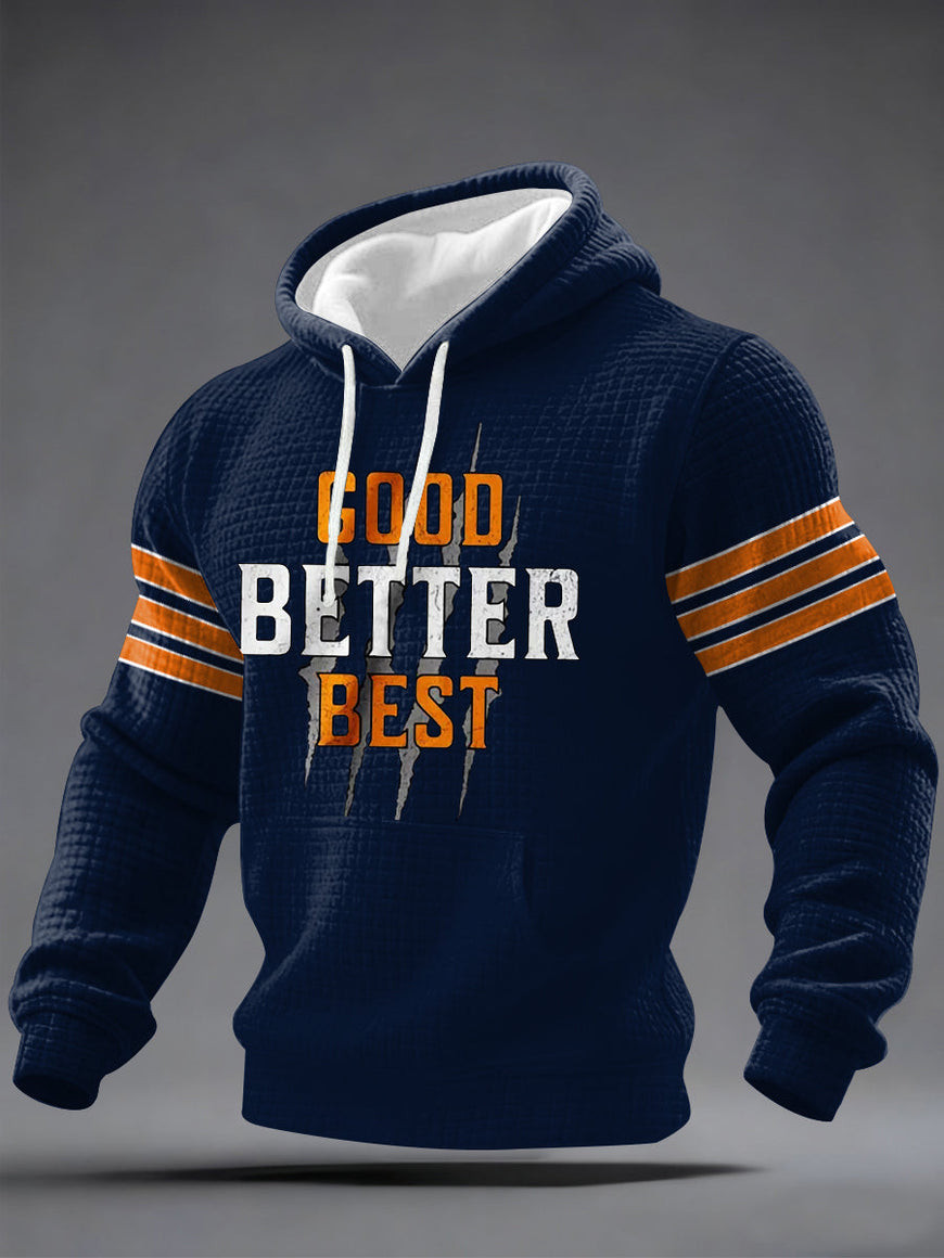 Chicago Bears Merch Good Better Best Hoodie Football Game Day Apparel Gifts For Husband