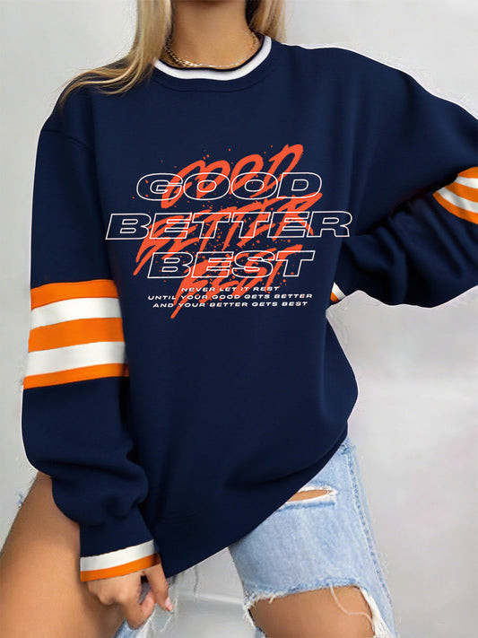 Chicago Bears Merch Good Better Best Sweatshirt Football Apparel Unique Game Day Gifts