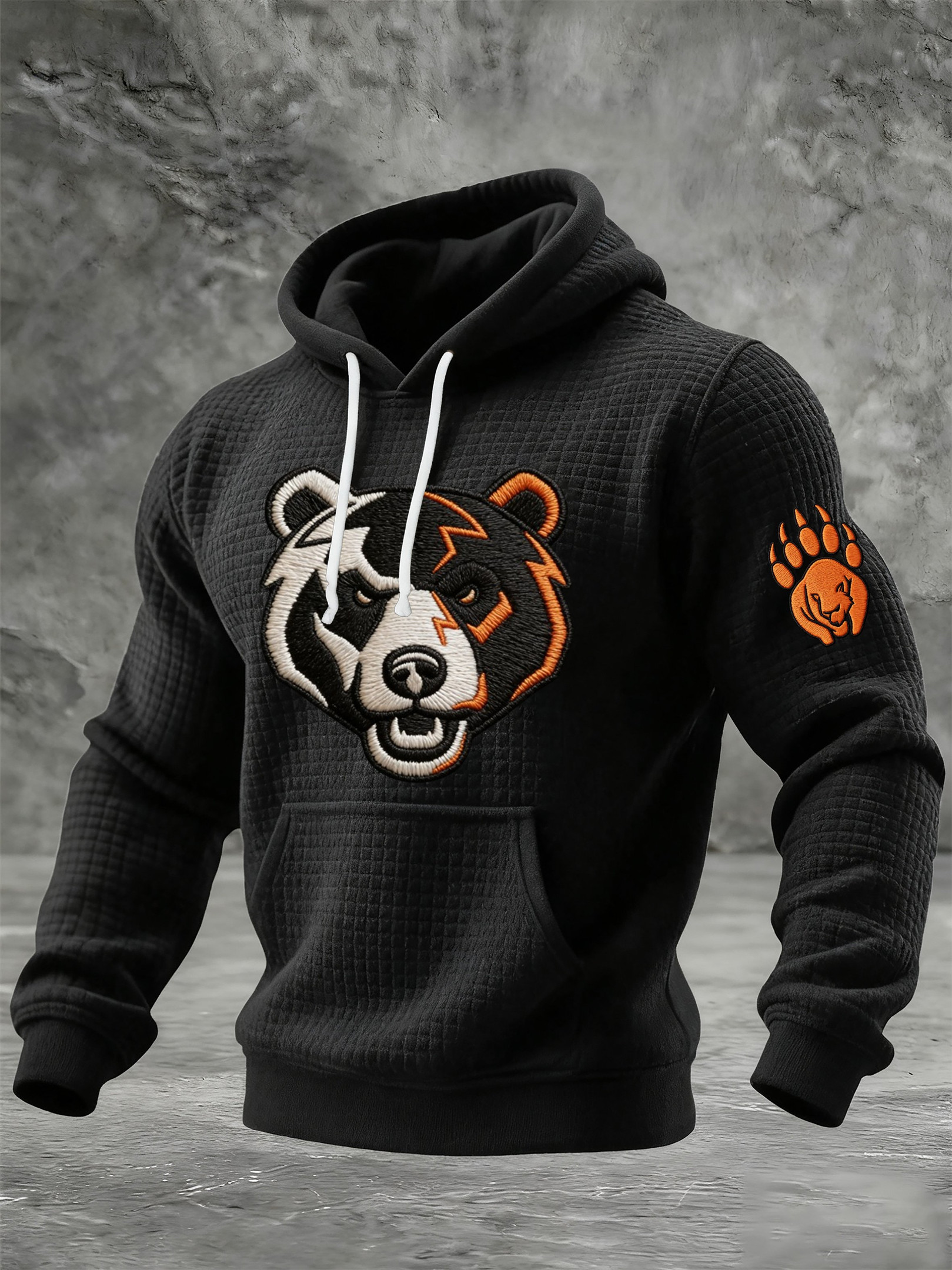 Chicago Bears Merch Hoodie Bears Down Chicago Game Day Hooded Sweatshirt Presents
