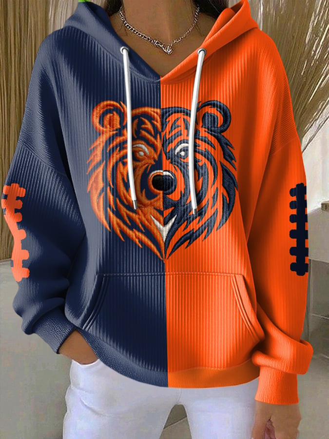 Chicago Bears Merch Hoodie Monster Of The Midway Football Hoodie Chicago Bears Lover Gifts