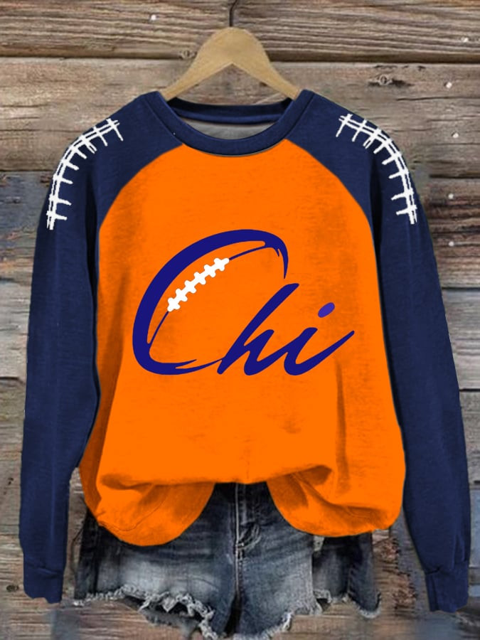 Chicago Bears Merch Real Bears Fans Wear Orange Sweatshirt Game Day Outfits Great Gifts